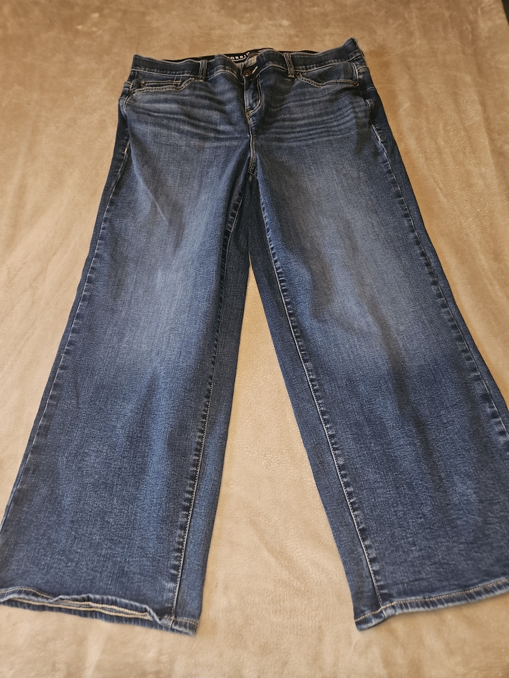 Torrid Women’s Wide Leg Blue Jeans - Classic Denim